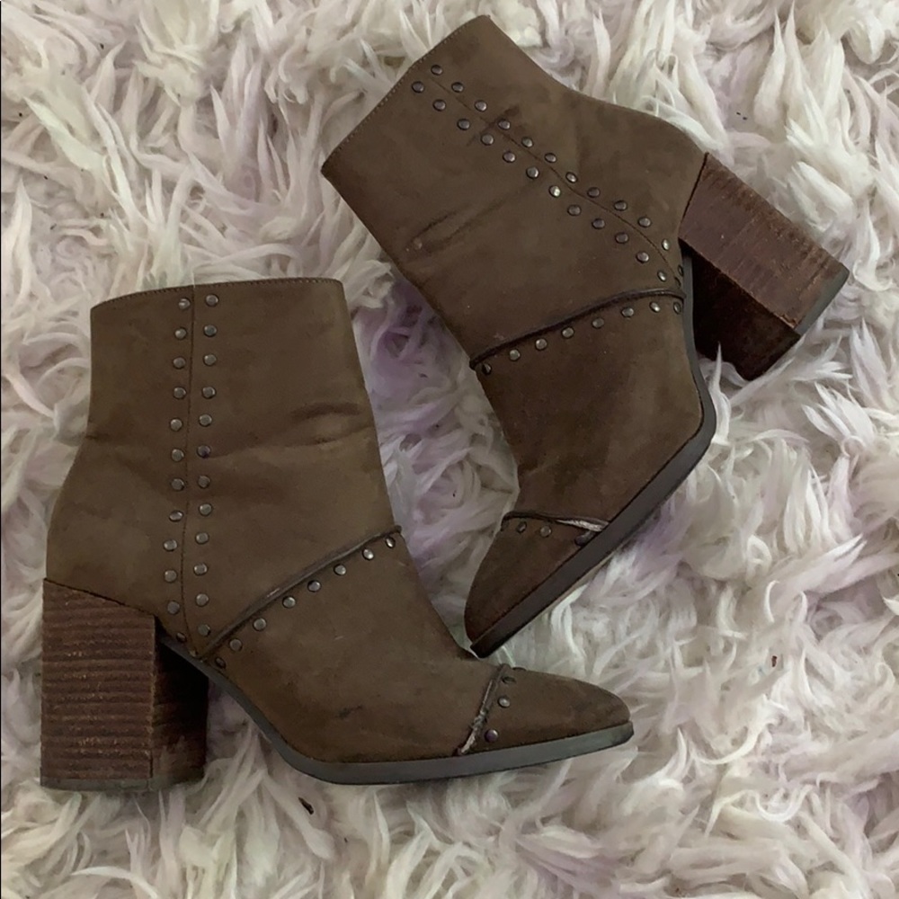 Brown Suede Boots